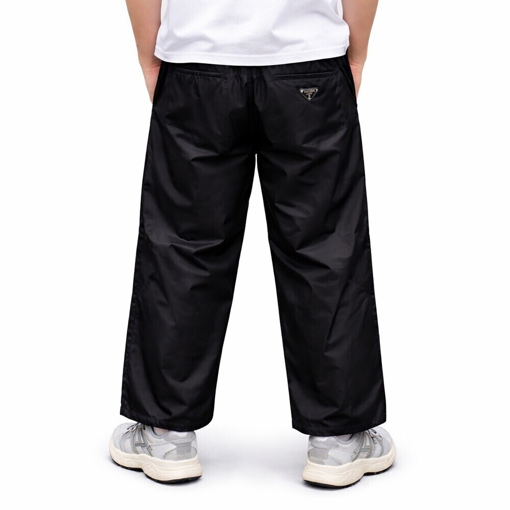 Prada Re-Nylon Black Elastic Waist nylon pants Mens Size Large 34